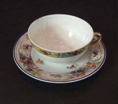 Tacita para café de porcelana