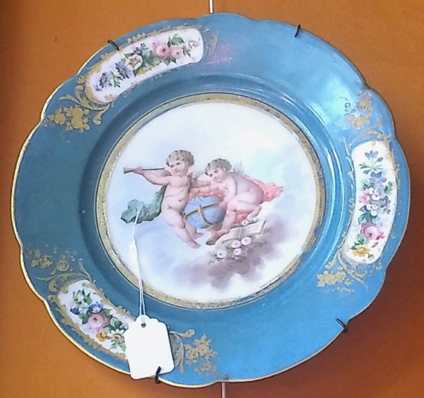 Plato de porcelana Sevres